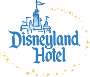 Disneyland Hotel and image of castle